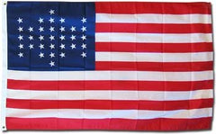 UNION CIVIL WAR NYLON PRINT FLAG - 3X5