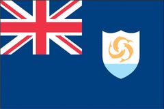 ANGUILLA NYLON PRINT FLAG - 3x5