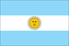 ARGENTINA NYLON PRINT FLAG - 3x5