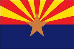 ARIZONA NYLON PRINT FLAG - 3X5