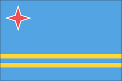 ARUBA NYLON PRINT FLAG - 3x5