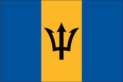 BARBADOS NYLON PRINT FLAG - 3x5