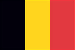 BELGIUM NYLON PRINT FLAG - 3x5