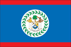 BELIZE NYLON PRINT FLAG - 3x5