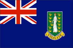 BRITISH VIRGIN ISLANDS NYLON PRINT FLAG - 3x5