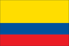 COLOMBIA NYLON PRINT FLAG - 3x5