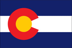 COLORADO NYLON PRINT FLAG - 3X5