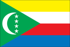 COMOROS NYLON PRINT FLAG - 3x5