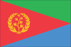 ERITREA NYLON PRINT FLAG - 3x5