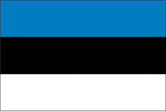 ESTONIA NYLON PRINT FLAG - 3x5