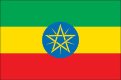 ETHIOPIA NYLON PRINT FLAG - 3x5