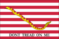 FIRST NAVY JACK NYLON PRINT FLAG - 3X5
