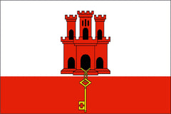 GIBRALTAR NYLON PRINT FLAG - 3x5