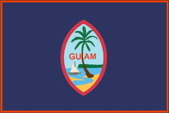 GUAM NYLON PRINT FLAG - 3X5