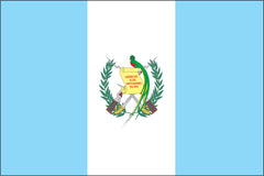 GUATEMALA NYLON PRINT FLAG - 3x5
