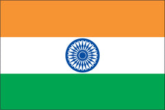 INDIA NYLON PRINT FLAG - 3x5