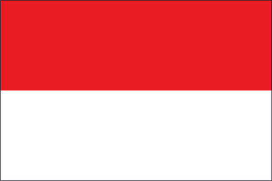INDONESIA NYLON PRINT FLAG - 3x5