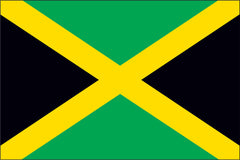 JAMAICA NYLON PRINT FLAG - 3x5
