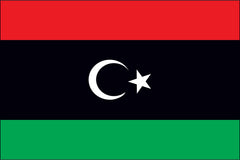 LIBYA NYLON PRINT FLAG - 3x5