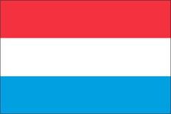 LUXEMBOURG NYLON PRINT FLAG - 3x5