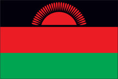 MALAWI NYLON PRINT FLAG - 3x5