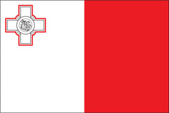 MALTA NYLON PRINT FLAG - 3x5