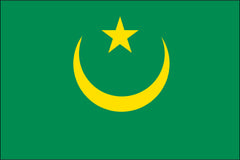 MAURITANIA NYLON PRINT FLAG - 3x5