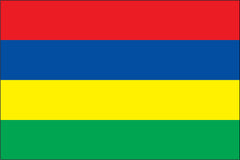 MAURITIUS NYLON PRINT FLAG - 3x5