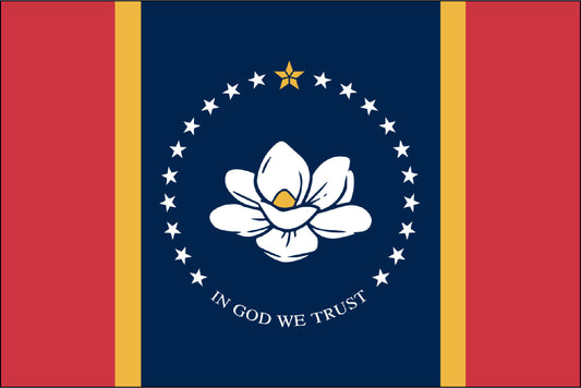 MISSISSIPPI NYLON PRINT FLAG - 3X5