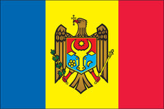 MOLDOVA NYLON PRINT FLAG - 3x5