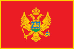 MONTENEGRO NYLON PRINT FLAG - 3x5