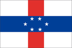 NETHERLANDS ANTILLES NYLON PRINT FLAG - 3x5