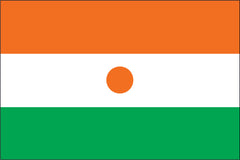 NIGER NYLON PRINT FLAG - 3x5
