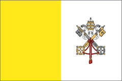 PAPAL NYLON PRINT FLAG - 3X5