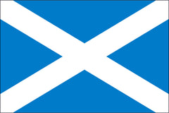 SCOTLAND - CROSS ST NYLON PRINT FLAG - 3x5