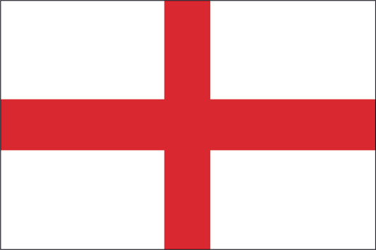 ST. GEORGE CROSS NYLON PRINT FLAG - 3X5