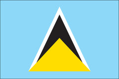 ST LUCIA NYLON PRINT FLAG - 3x5