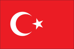 TURKEY NYLON PRINT FLAG - 3x5