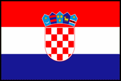 CROATIA NYLON PRINT FLAG - 3x5