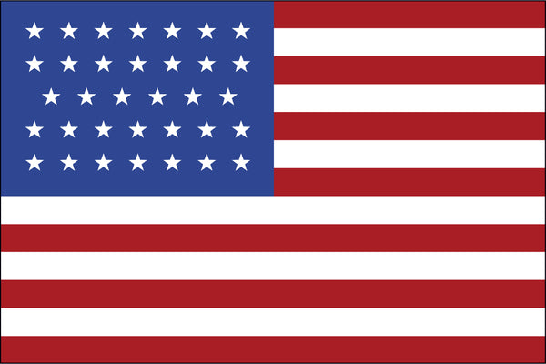34 Star Old Glory Flag - LEAD TIMES ARE CURRENTLY RUNNING 6-8 WEEKS