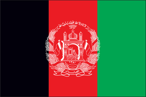 Afghanistan Miniature Flag 4" x 6"