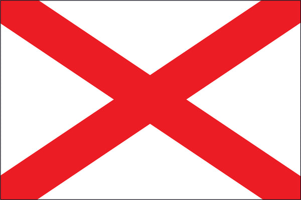 Alabama Miniature 4" x 6" Flag