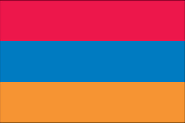 Armenia Miniature Flag 4" x 6"