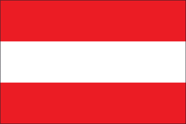 Austria Miniature Flag 4" x 6"