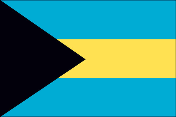 Bahamas Miniature Flag 4" x 6"