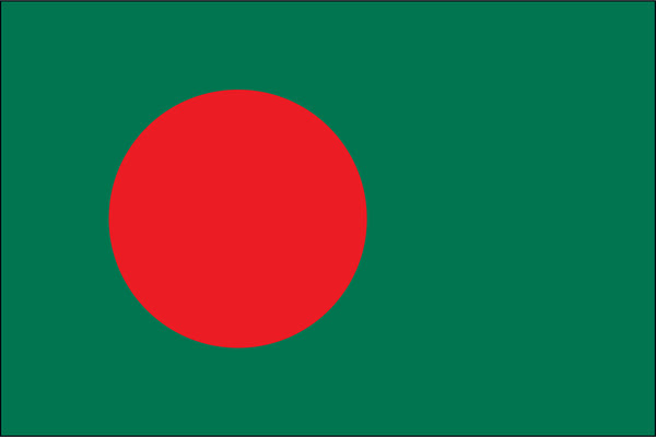 Bangladesh Miniature Flag 4" x 6"