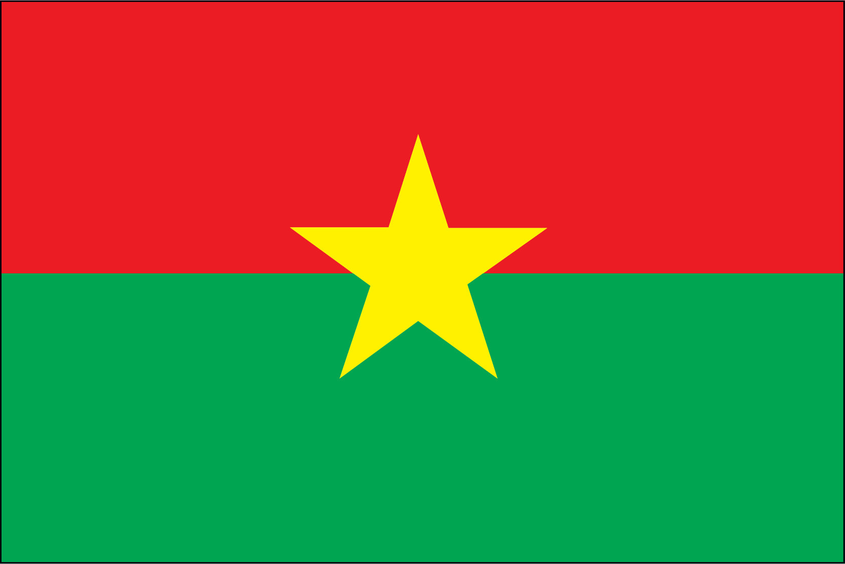 Burkina Faso Miniature Flag 4