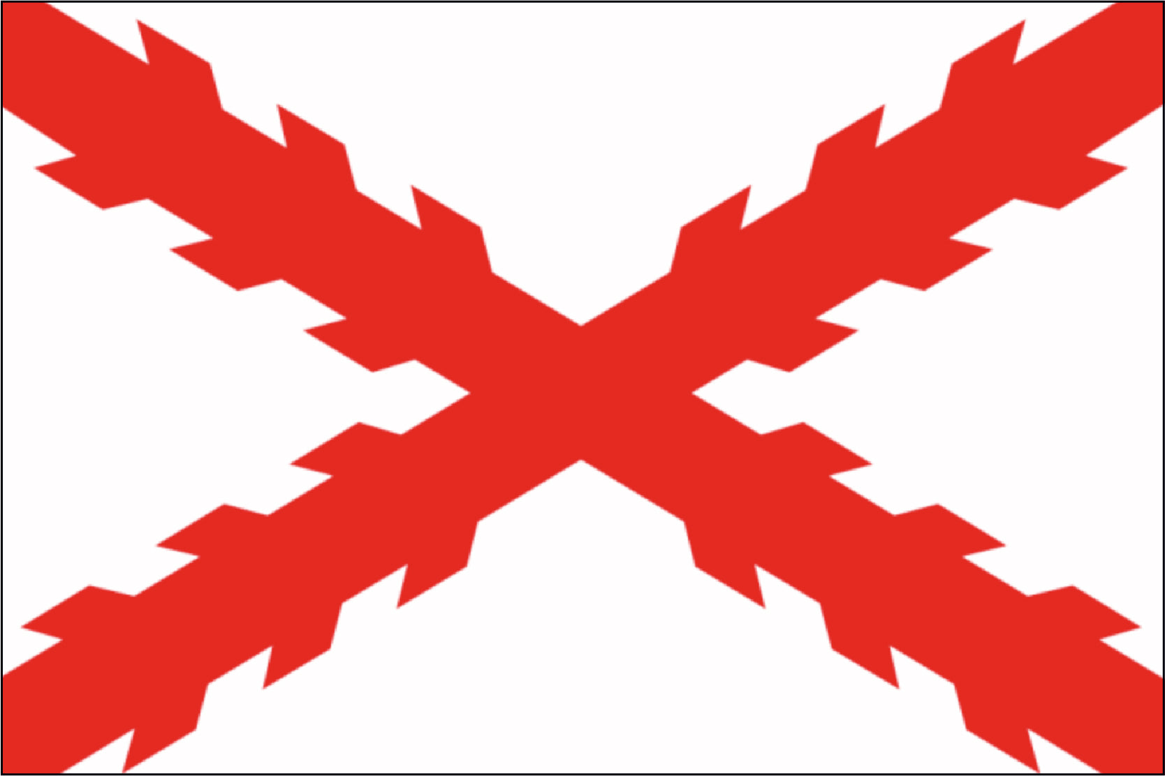 Cross of Burgundy 3' x 5' Flag