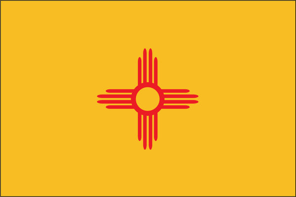 New Mexico Miniature 4"x6" Flag
