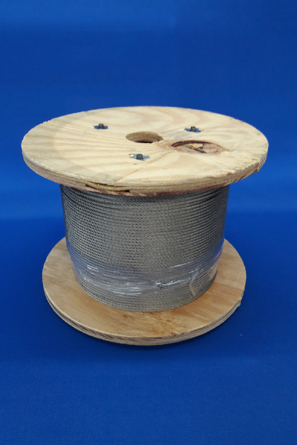 3/16" Stainless Steel Cable - 500' Spool